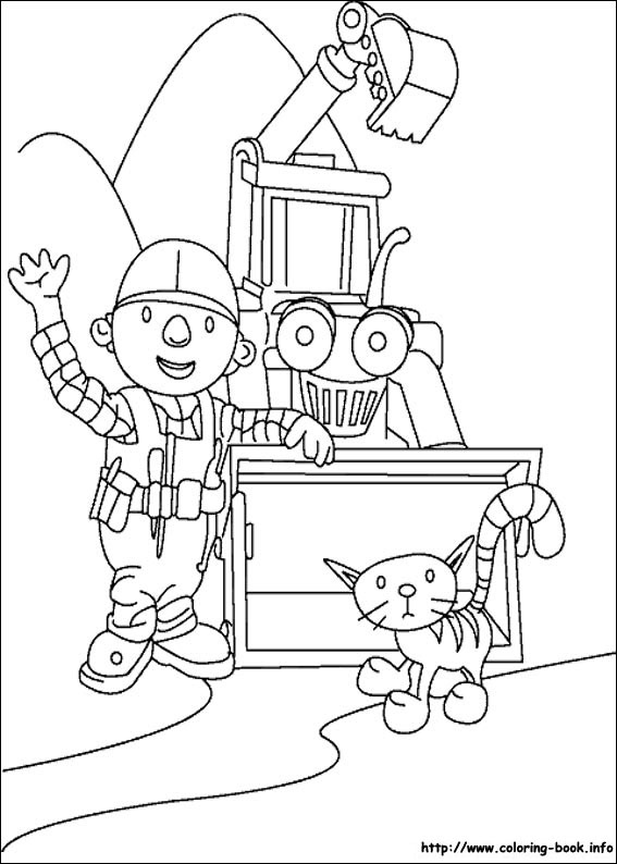 Bob the Builder coloring picture